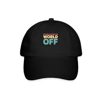 Figure skating figure skater - Baseball Cap - black/black - Front