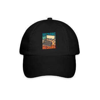 Mécanicien de motocyclettes - Casquette classique - noir/noir - Devant