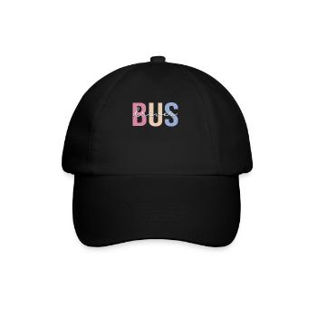 Bus driver school bus driving - Baseball Cap - black/black - Front