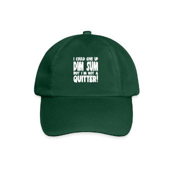 Delicious Asian Food Bao Bun Funny Dim Sum - Baseball Cap - bottle green - Front