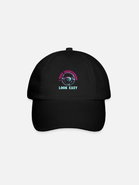 Chauffeur - Baseballkappe - Schwarz/Schwarz