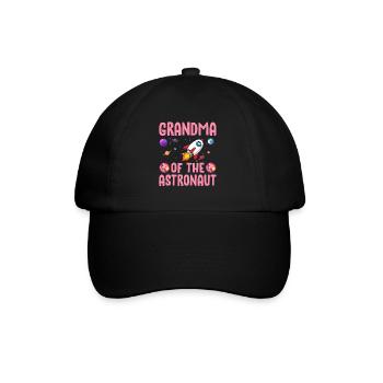 Astronaut's Grandma Space Planet - Baseball Cap - black/black - Front