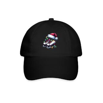skating skater artist - Baseball Cap - black/black - Front