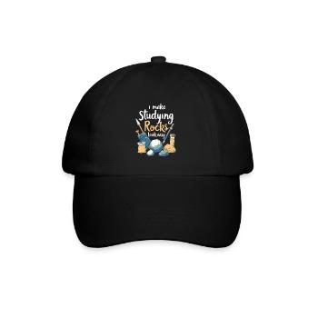 Geology Geologist - Baseball Cap - black/black - Front