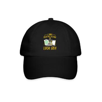Art Director - Baseballkappe - Schwarz/Schwarz - Vorne