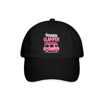 Camping Glamping Camping-car Camper Happy Glamper - Casquette classique - noir/noir - Devant