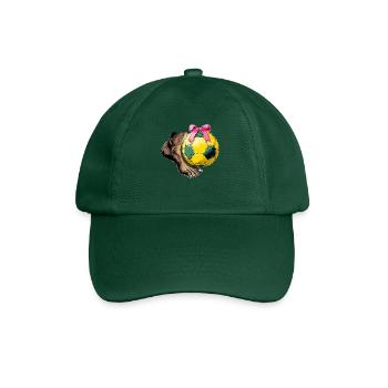 Coquette Bogen Footvolley Spieler Mütter Tag Rosa - Baseballkappe - Flaschengrün - Vorne