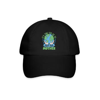 Il est temps pour nous d’aider notre Mère - Casquette classique - noir/noir - Devant