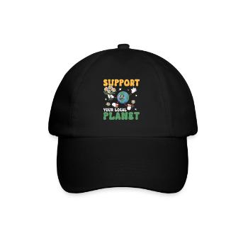Soutenez votre planète locale - Casquette classique - noir/noir - Devant