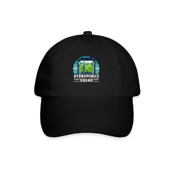 Hydroponics Squad - Baseball Cap - black/black - Front