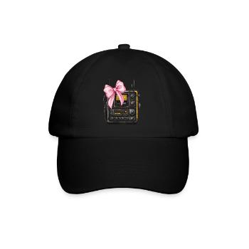 Coquette Bow Amateurfunkerin Amateurfunkerin - Baseballkappe - Schwarz/Schwarz - Vorne