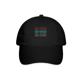 Professeur de géographie Équipe de professeurs de géo - Casquette classique - noir/noir - Devant