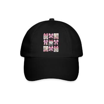 Coquette Bow Münzsammeln Münzsammler - Baseballkappe - Schwarz/Schwarz - Vorne