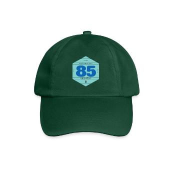 Vignette automobile 1985 France rétro voiture - Casquette classique - vert bouteille - Devant