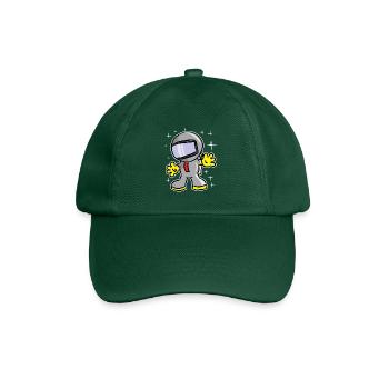Kühlen funkelnden Astronauten - Baseballkappe - Flaschengrün - Vorne