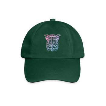 Squelette - Casquette classique - vert bouteille - Devant