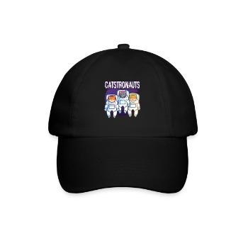 Coffret cadeau astrologue astronaute astronaute chats - Casquette classique - noir/noir - Devant