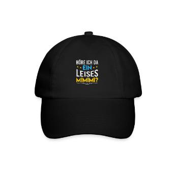 Mimimi - Baseballkappe - Schwarz/Schwarz - Vorne