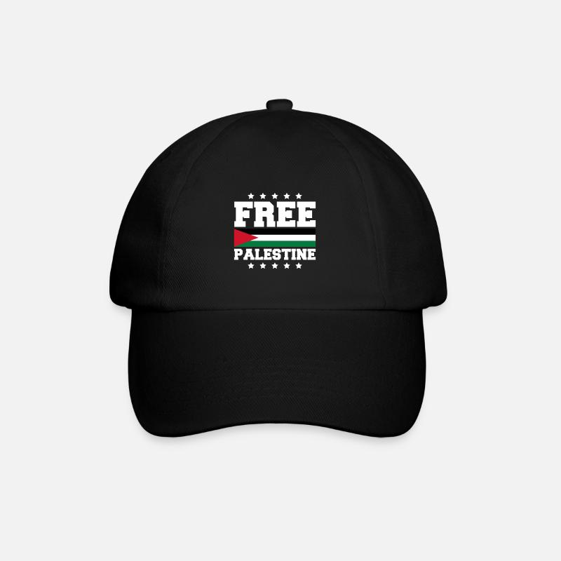 free palestine - Casquette classique - noir/noir