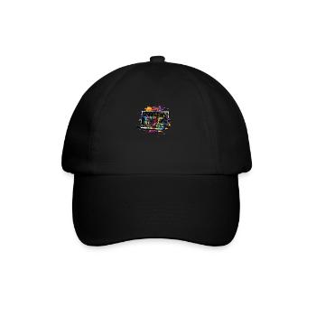 Synthétiseur et boîte à rythmes - génération de rythme - Casquette classique - noir/noir - Devant