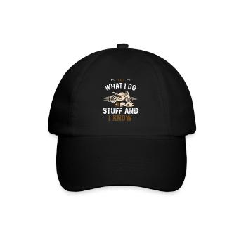 That's What I Do I Fix Stuff And... - Baseball Cap - black/black - Front