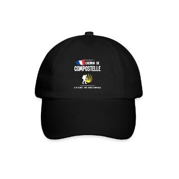 Compostelle - Casquette classique - noir/noir - Devant
