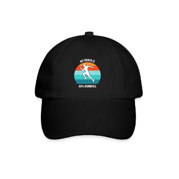Floorball, Floorball, Hockey sur gazon, Hockey en salle - Casquette classique - noir/noir - Devant