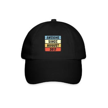 Awesome Since August 2017 5e anniversaire - Casquette classique - noir/noir - Devant