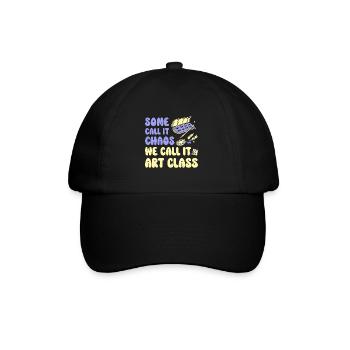 Art Teacher Funny Saying Art Course Art Class - Baseball Cap - black/black - Front