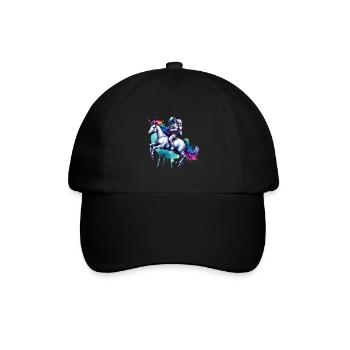 Licorne astronaute - Casquette classique - noir/noir - Devant
