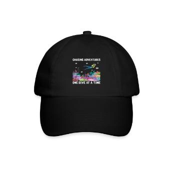 Diving Adventure Divers Sea Ocean - Baseball Cap - black/black - Front