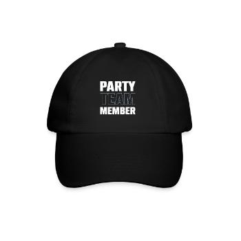Équipe de fête - Casquette classique - noir/noir - Devant