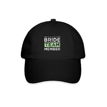 Bride Team - Baseballkappe - Schwarz/Schwarz - Vorne
