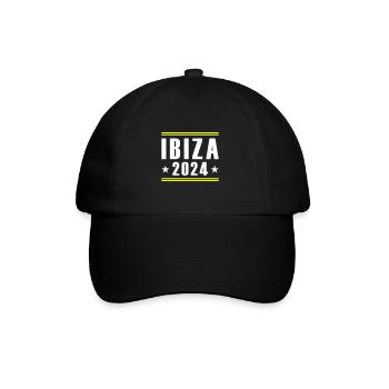 Ibiza 2024 - Baseballkappe - Schwarz/Schwarz - Vorne