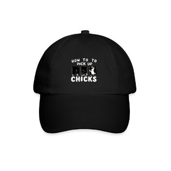Comment ramasser les poussins - Casquette classique - noir/noir - Devant