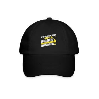 Zimmermann Tischler Schreiner - Baseballkappe - Schwarz/Schwarz - Vorne