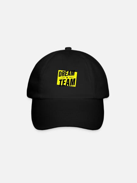 Dream Team - Baseballkappe - Schwarz/Schwarz