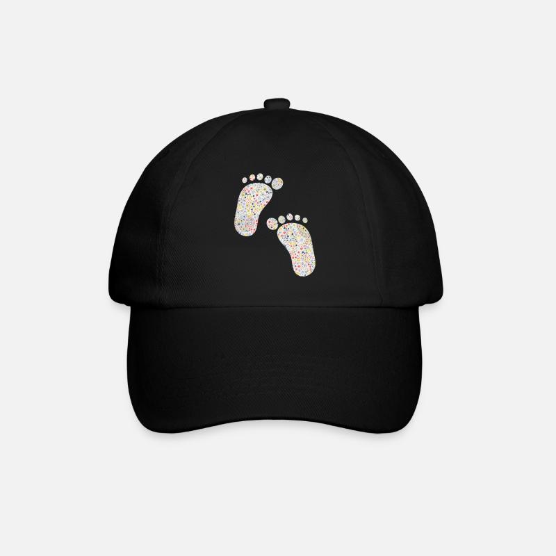 pieds - Casquette classique - noir/noir