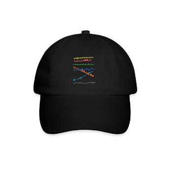 Line color - Baseballkappe - Schwarz/Schwarz - Vorne