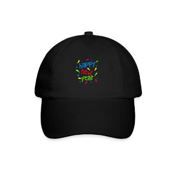 BONNE ANNÉE CÉLÉBREZ - Casquette classique - noir/noir - Devant