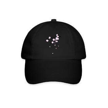 Cherry Blossoms - Baseball Cap - black/black - Front
