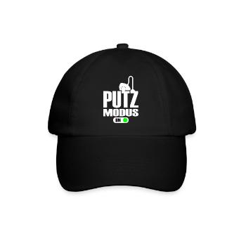 Femme de ménage en mode nettoyage An Lustig - Casquette classique - noir/noir - Devant