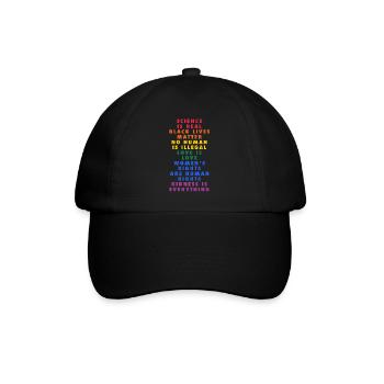 Gay Pride - Baseball Cap - black/black - Front