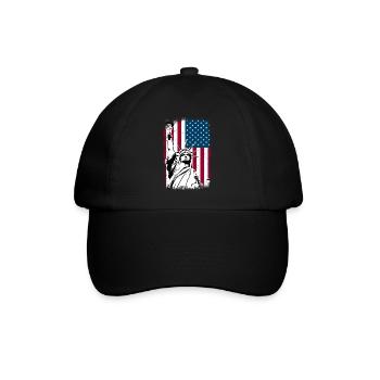 Statue de la Liberté Amérique - Casquette classique - noir/noir - Devant
