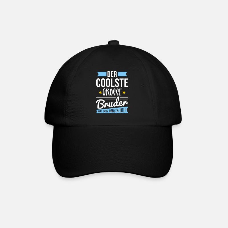 DER COOLSTE GROSSE BRUDER AUF DER GANZEN WELT - Baseballkappe - Schwarz/Schwarz