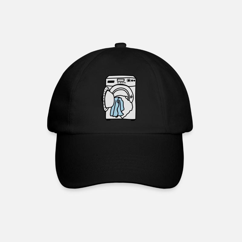 Lave linge - Casquette classique - noir/noir