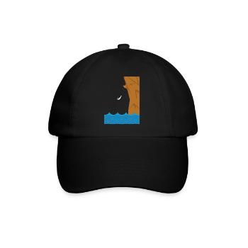 Cliff Diver Cliff Diver gift idea - Baseball Cap - black/black - Front