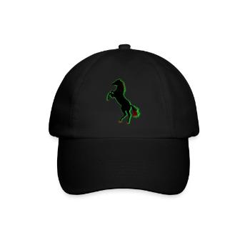 Cheval - Casquette classique - noir/noir - Devant