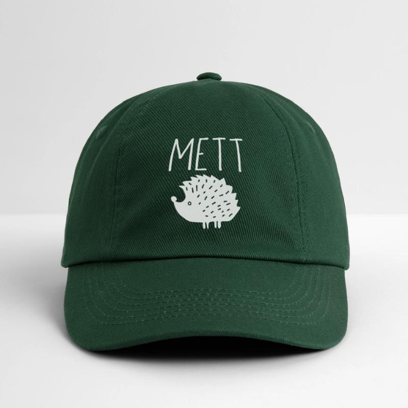 Mettigel Mett Igel Hackfleisch Fleischesser Hackk Baseballkappe