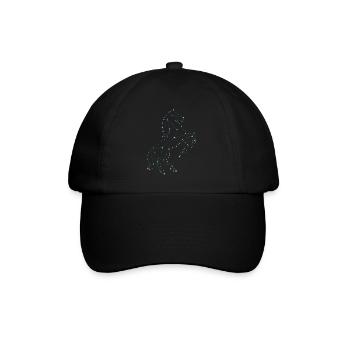 Horse - Baseball Cap - black/black - Front